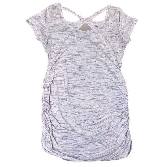 Jessica Simpson maternity pink marbled top - Picture 1 of 5